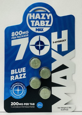 Hazy Tabz 7oh Max Blue Razz 200mg