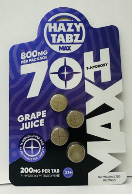 Hazy Tabz 7oh Max Grape Juice 200mg