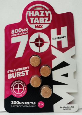Hazy Tabz 7oh Max Strawberry Burst 200mg