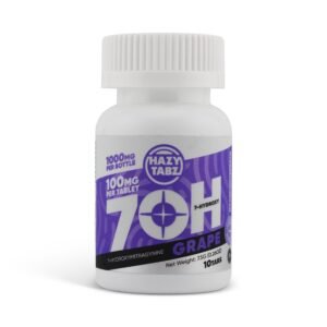 hazy tabz 7 hydroxy chewable tablets grape 100mg 10count front 2048x2048