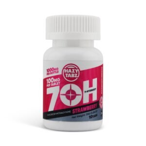 hazy tabz 7 hydroxy chewable tablets strawberry 100mg 10count front 2048x2048