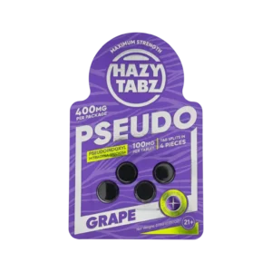 hazy tabz pseudo kratom extract tablets grape 400mg 4ct 100mg tab.png